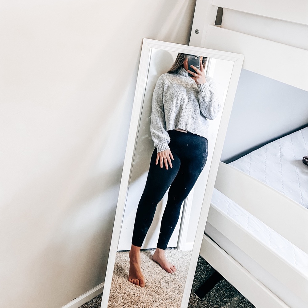Aerie turtleneck cropped sweater